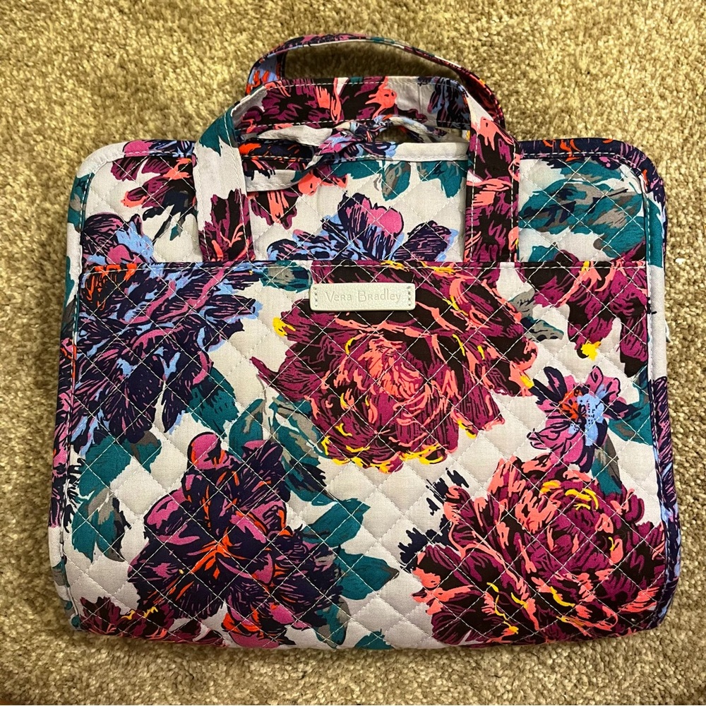 Neon Blooms Vera Bradley Hanging Travel Organizer